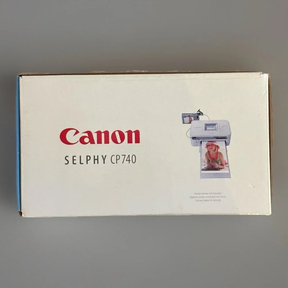 Canon Selphy CP740 Compact Color Photo Printer Open Box Includes SD Card READ!